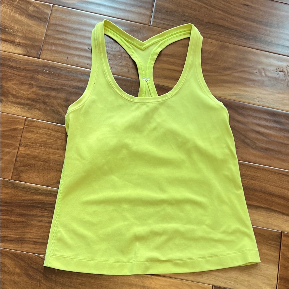 Lululemon Athletica Bright Yellow Tank Top